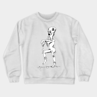 Hungry Zombie Walking Crewneck Sweatshirt